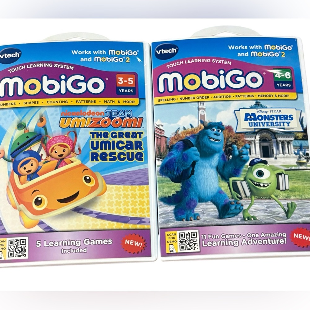 8 Vtech MobiGo Learning Video Games Touch Learning System - Picture 4 of 9